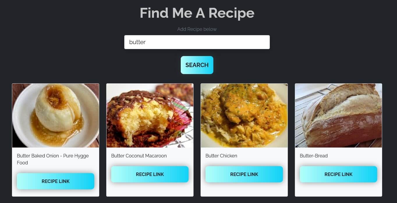 Recipe finder